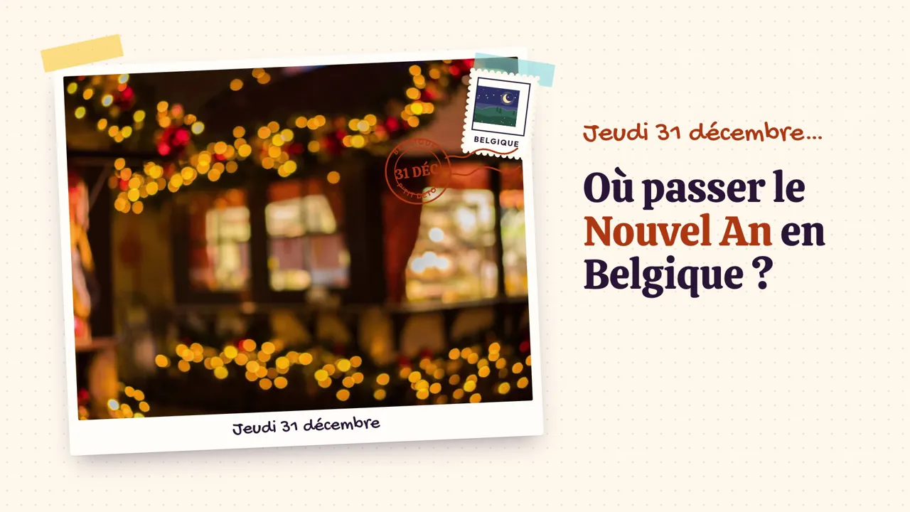 Nouvel An 2026 en Belgique : fêtes du 31, transports, où dormir